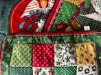 Sier Kerst kussenhoesje 3 stuks, Hobby en Vrije tijd, Stoffen en Lappen, Gebruikt, Ophalen of Verzenden, 30 tot 120 cm, Katoen
