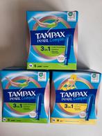 3x Tampax pearl compak 3 in1, Ophalen of Verzenden, Nieuw, Overige typen