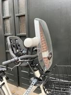 Thule Yepp Mini Voorzitje + Windscherm & Slaaprol, Fietsen en Brommers, Ophalen, Gebruikt, Voorzitje, Voetsteuntjes