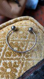Open bangle spang boei armband zilver small klein vintage, Ophalen of Verzenden, Gebruikt, Zilver, Zilver