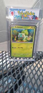 Bulbasaur graded 9 holo pokemon kaart, Ophalen of Verzenden, Zo goed als nieuw, Losse kaart