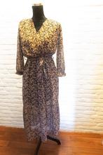 Maxijurk lange jurk bruin met paisley print maat S, Kleding | Dames, Nieuw, Ophalen of Verzenden, Onder de knie, Bruin