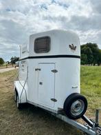 Paarden trailer, Ophalen, Gebruikt, Polyester, 2-paards trailer