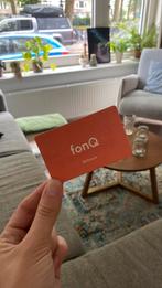 FonQ Cadeau kaart 15,-, Tickets en Kaartjes, Kortingen en Cadeaubonnen, Eén persoon, Cadeaubon, Overige typen