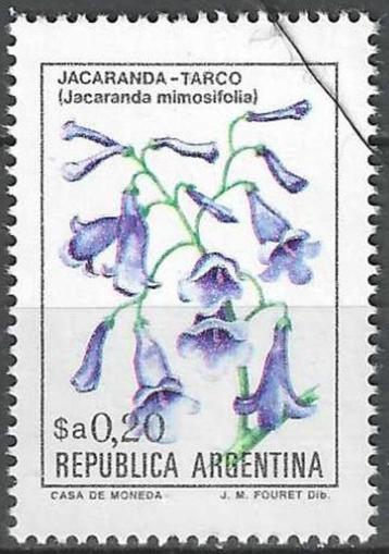 Argentinie 1982 - Yvert 1291 - Jacaranda mimosifolia (PF)