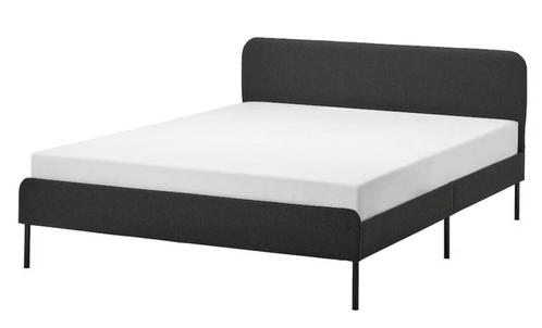 IKEA SLATTUM Bedframe 160x200cm, Huis en Inrichting, Slaapkamer | Bedden, Zo goed als nieuw, Tweepersoons, 160 cm, 200 cm, Overige materialen