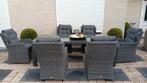 nieuwe luxe royale 6 persoons tuinset  / diningset XXL, Ophalen, 6 zitplaatsen, Nieuw, Wicker