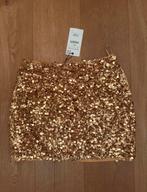 Zara Glitter Rokje - Maat S, Geel, Nieuw, Ophalen of Verzenden, Maat 36 (S)