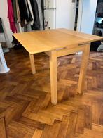 Uitschuifbare IKEA tafel, Ophalen, Gebruikt, 50 tot 100 cm, Vierkant