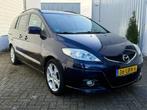 Mazda 5 2.0 Automaat | 7 Persoons | NL-Auto | 1e Eigenaar, Auto's, Mazda, 145 pk, Stof, 74 €/maand, Zwart