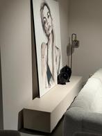 zweven tv dressoir rond taupe 180 en 240cm, Ophalen, 150 tot 200 cm, Zo goed als nieuw, Minder dan 100 cm