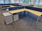 Steelcase Ladeblok 2 of 3 lades, effen grijs, verrijdbaar, Huis en Inrichting, Kasten | Ladekasten, Postbus, Minder dan 50 cm