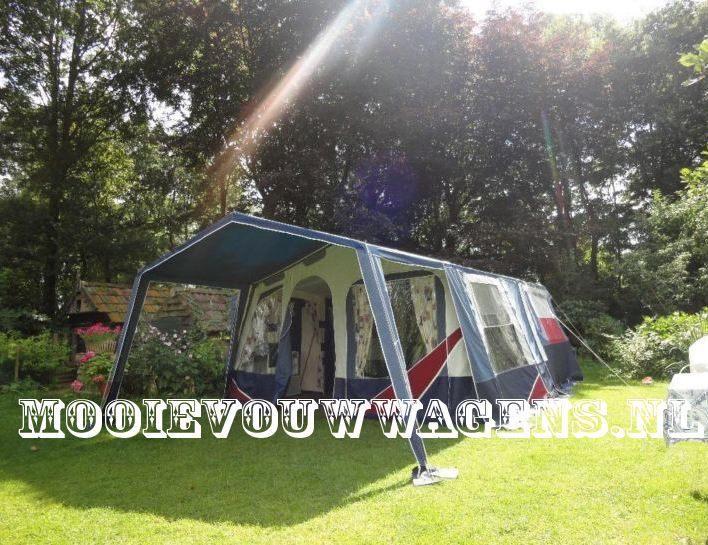 Jamet Louisiana al season vouwwagen, Caravans en Kamperen, Vouwwagens, Jamet, tot en met 6, Blauw, Aanwezig, Ophalen