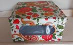 retro opbergdoos  vintage jaren 60  leuke midcentury kleuren, Ophalen of Verzenden, Huis en Inrichting