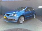 Volkswagen Polo 1.4 TSI BlueGT airco cruis navi leder Pdc, Auto's, Volkswagen, 47 €/maand, Origineel Nederlands, Te koop, Zilver of Grijs