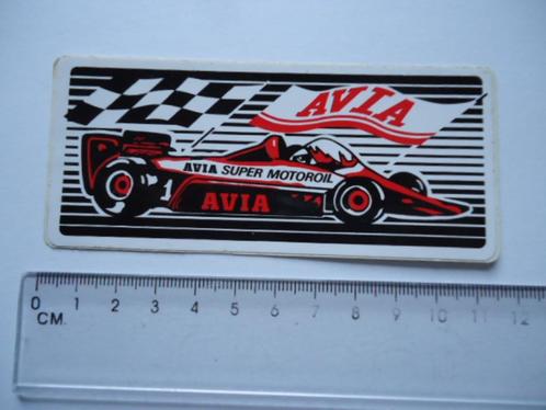 sticker oud AVIA Motoroil motorolie f1 formule 1 auto car, Verzamelen, Stickers, Zo goed als nieuw, Bedrijf of Vereniging, Verzenden