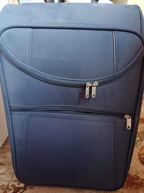 Reistrolley blauw, Sieraden, Tassen en Uiterlijk, Koffers, Zo goed als nieuw, Overige materialen, Minder dan 50 cm, Minder dan 35 cm