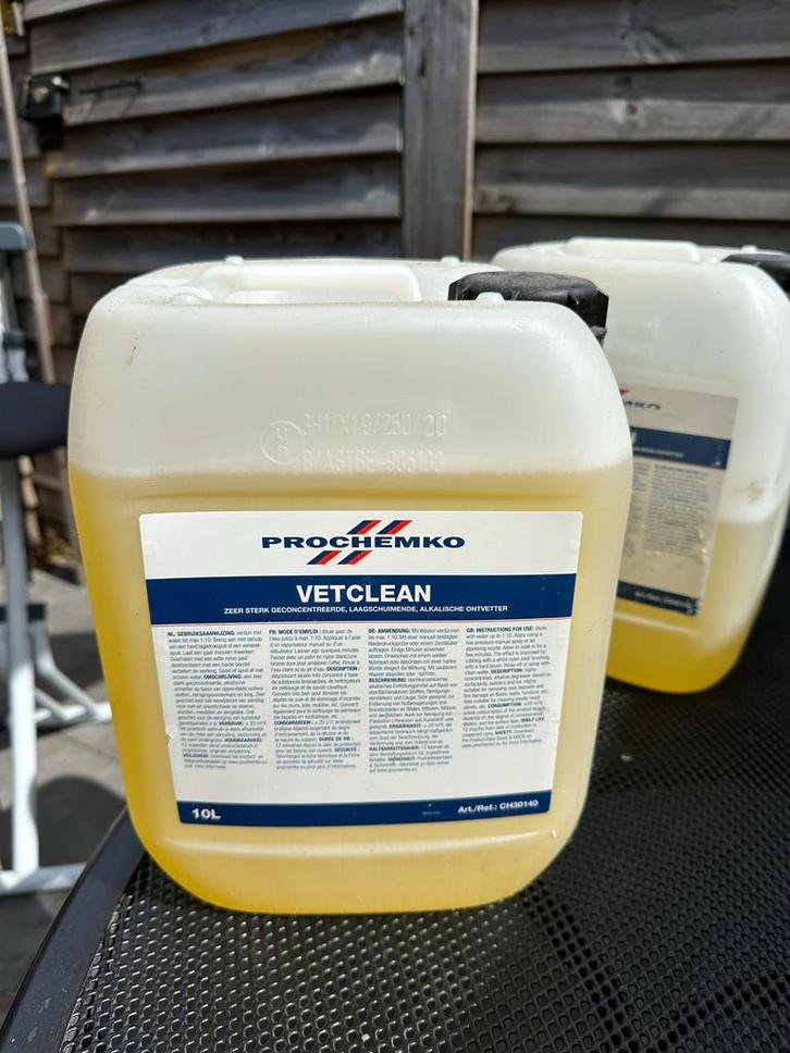 Vetclean Prochemko 2x +- 7L - Krachtige Ontvetter, Huis en Inrichting, Schoonmaakartikelen, Ophalen of Verzenden