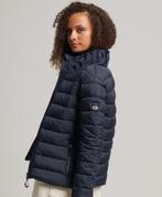 Superdry jas maat 42 blauw NIEUWSTAAT €49,-, Kleding | Dames, Jassen | Winter, Blauw, Maat 42/44 (L), Superdry, Ophalen of Verzenden