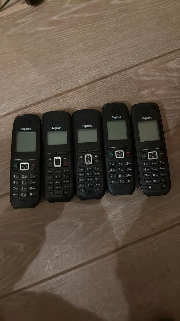 Siemens Gigaset handsets + opladers, Telecommunicatie, Vaste telefoons | Handsets en Draadloos, Gebruikt, 4 handsets of meer, Ophalen of Verzenden