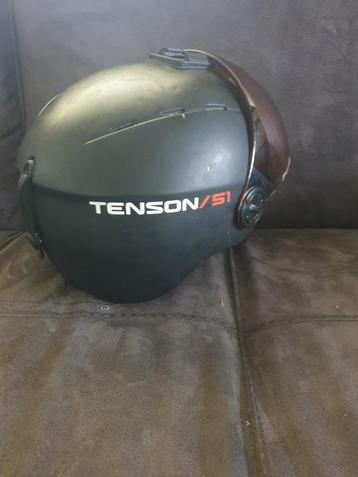 Skihelm tenson maat s/m (verstelbaar) MET VIZIER beschikbaar voor biedingen