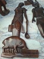 5 Afrikaanse beelden/ hangers, Antiek en Kunst, Ophalen of Verzenden