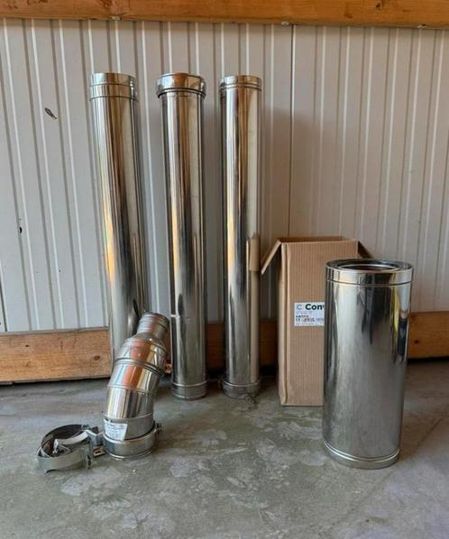 Rookgas afvoer pijpen merk Convesa, Doe-het-zelf en Verbouw, Ventilatie en Afzuiging, Ophalen of Verzenden