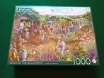 MOOIE FALCON PUZZEL DOWH AT THE ALLOTMENT, Verzenden, 500 t/m 1500 stukjes, Zo goed als nieuw, Legpuzzel