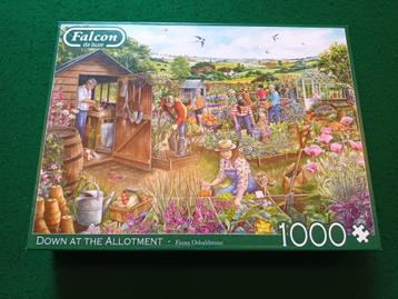 MOOIE FALCON PUZZEL DOWH AT THE ALLOTMENT beschikbaar voor biedingen