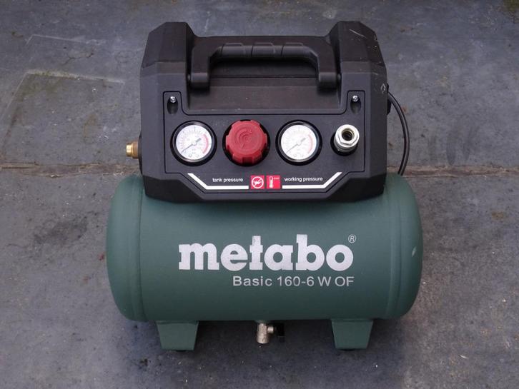 Compressor Metabo 160-6 W OF, Doe-het-zelf en Verbouw, Compressors, Gebruikt, 6 tot 10 bar, Minder dan 25 liter, Minder dan 200 liter/min