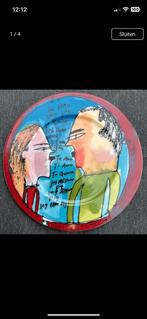 Heinrich Winterling Ateliers Amerpoort Wouter Coumou bordje, Antiek en Kunst, Ophalen of Verzenden