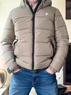 Superdry Hooded Sports Puffer - Dusty Olive - Maat L, Kleding | Heren, Ophalen of Verzenden, Zo goed als nieuw, Maat 52/54 (L)