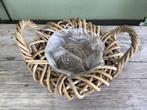 ROTAN PLANTENMAND NIEUW, Ophalen of Verzenden, Nieuw, Rechthoekig, Riet