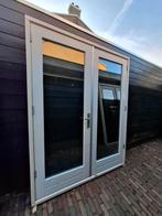 Openslaande tuindeuren dubbel glas deuren terrasdeuren pui, Ophalen, Zo goed als nieuw, Hout, Deurkozijn