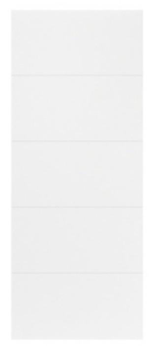 Arne & Bodil binnendeur wit afgelakt, Doe-het-zelf en Verbouw, Deuren en Horren, Nieuw, Binnendeur, 200 tot 215 cm, 80 tot 100 cm