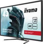 Iiyama G-Master G4380UHSU-B1 Zwart 4k 144hz 0.4ms 43", Gaming, Iiyama G-master, 101 t/m 150 Hz, DisplayPort