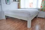 TWEEPERSOONS BED (Auping Auronde), Huis en Inrichting, Slaapkamer | Bedden, Ophalen, Gebruikt, Wit, Tweepersoons