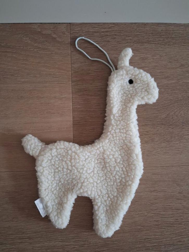 Knuffeldoekje lama alpaca Jollein wit doekje L400, Kinderen en Baby's, Speelgoed | Knuffels en Pluche, Zo goed als nieuw, Overige typen