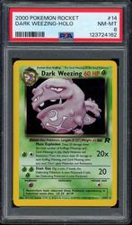 Dark Weezing Holo PSA 8 - 14/82 - Team Rocket 2000