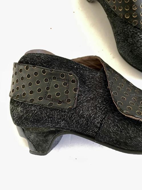 J316 Lisa Tucci maat 38 leren lage laarsjes schoenen zwart, Kleding | Dames, Schoenen, Zo goed als nieuw, Zwart, Ophalen of Verzenden