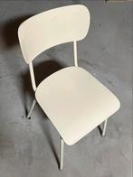 Set van 2 witte schoolstoeltjes, Ophalen, Gebruikt, Twee, Wit