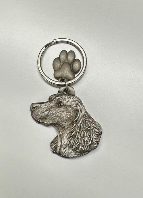 Sleutelhanger Engelse Springer Spaniel - tin, Verzamelen, Sleutelhangers, Nieuw, Dier of Natuur, Ophalen of Verzenden