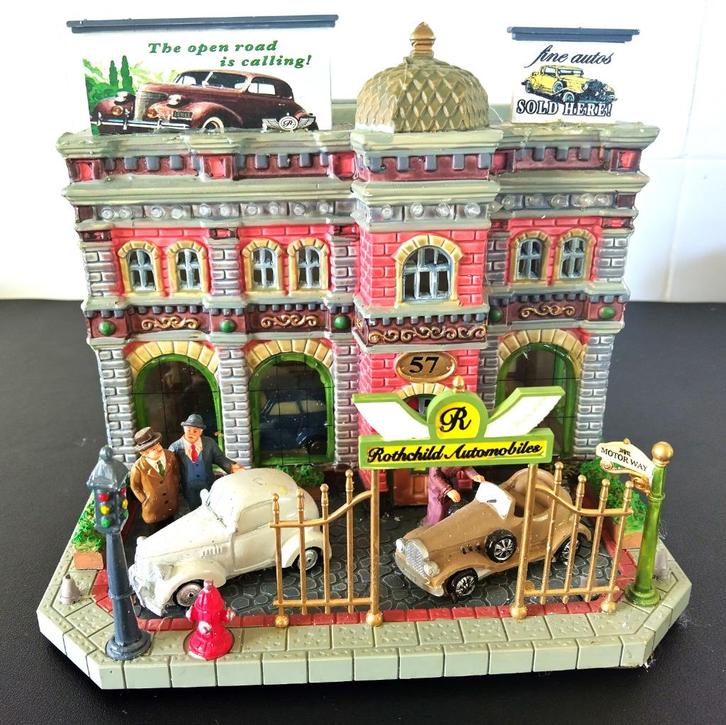 Lemax Rothchild Automobiles, Diversen, Kerst, Zo goed als nieuw, Ophalen of Verzenden