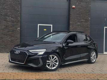 Audi A3 40 Tfsi 2023 S-Tronic 8Y Zwart Pano S-Line Matrix beschikbaar voor biedingen