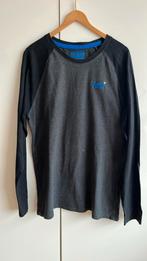 Superdry xxl donker grijze longsleeve met zwart en blauw, Kleding | Heren, Ophalen of Verzenden, Maat 56/58 (XL), Zo goed als nieuw