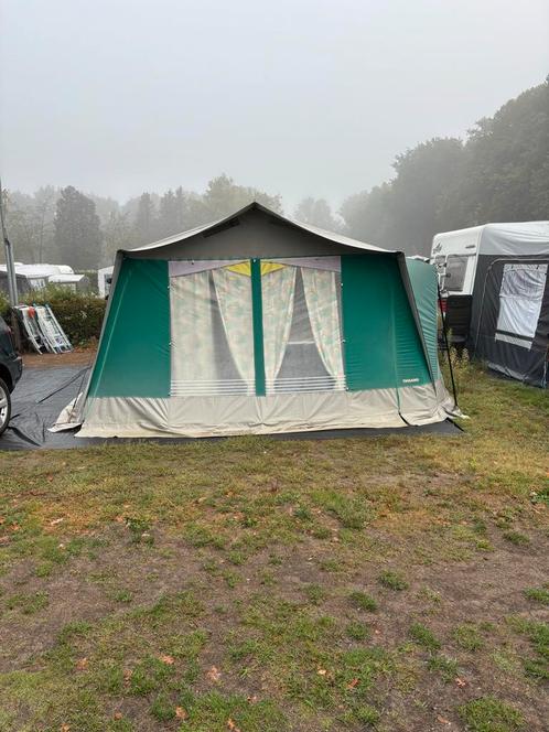 Trigano Chantilly Vouwwagen - 5 persoons, Caravans en Kamperen, Vouwwagens, Trigano, tot en met 5, Groen, Ophalen