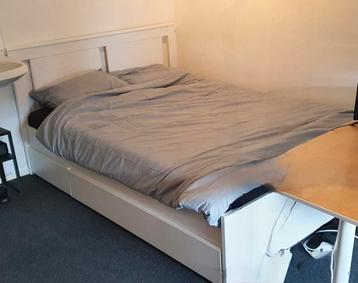IKEA 140x200 bed + koudschuimmatras + lades & lattenbodems