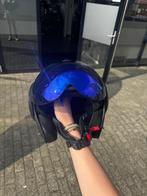 Helm Boxer Roof Zwart Carbon met Vizier maat S/M, Fietsen en Brommers, Brommerhelmen, Ophalen of Verzenden, Zo goed als nieuw