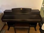 Yamaha Clavinova CLP-240 + piano kruk, Muziek en Instrumenten, Piano's, Ophalen, Gebruikt, Bruin, Digitaal