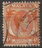 Straits Settlements, Postzegels en Munten, Postzegels | Azië, Zuidoost-Azië, Verzenden, Gestempeld